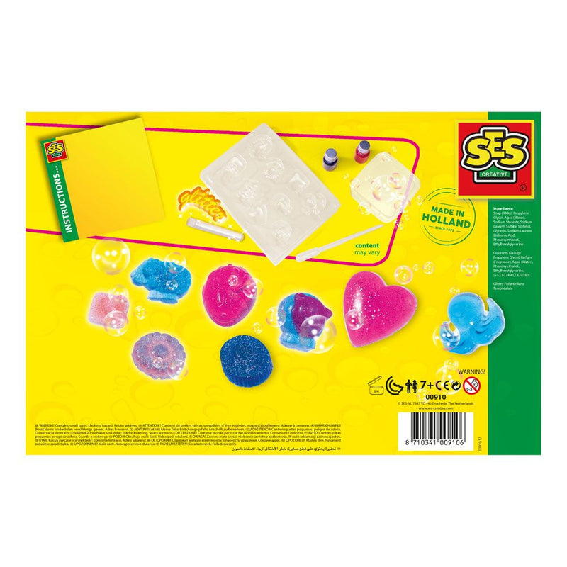 SES CREATIVE Children's Make Your Own Glitter Soaps Set, 7 to 12 Years, Multi-colour