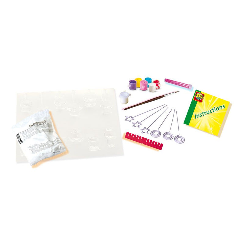 SES CREATIVE Children's Memo Holders Casting and Painting Set, 5 to 12 Years, Multi-colour