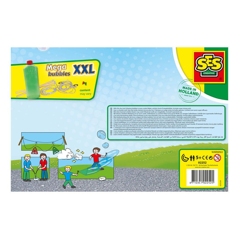 SES CREATIVE Children's Mega Bubbles XXL Blower, 5 to 12 Years, Multi-colour