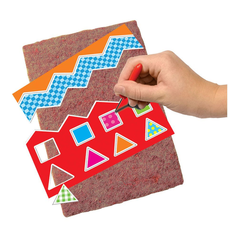SES CREATIVE Children's I Learn to Cut, Make Mosaics and Perforate Set, 3 to 6 Years, Multi-colour