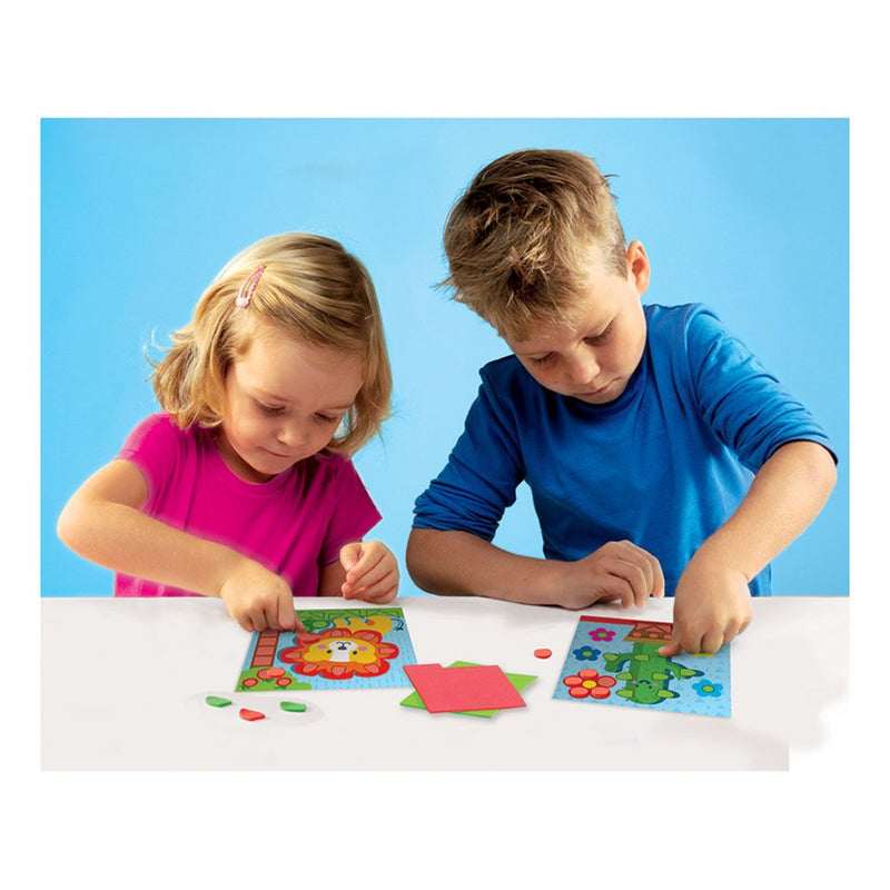 SES CREATIVE Children's I Learn to Cut, Make Mosaics and Perforate Set, 3 to 6 Years, Multi-colour
