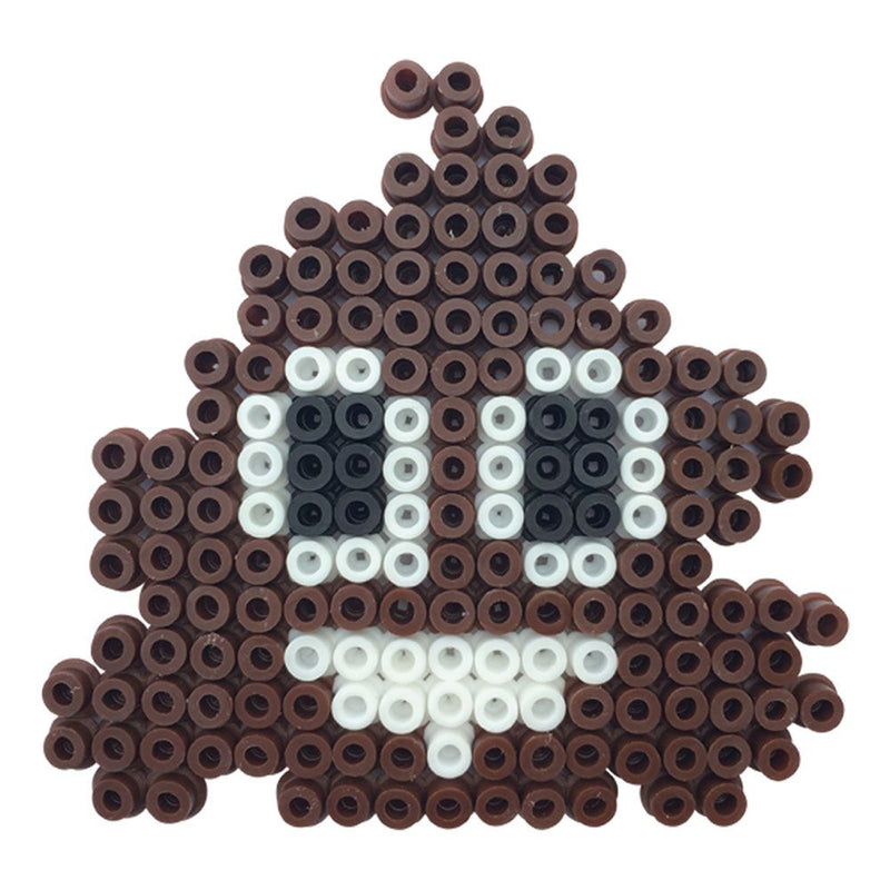 SES CREATIVE Children's Beedz Emoticons Iron-on Beads Mosaic Set, 1800 Iron-on Beads Mix, Unisex, 5 to 12 Years, Multi-colour