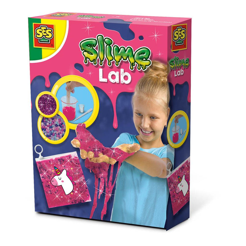 SES CREATIVE Children's Unicorn Slime Lab Playset, Girl, 8 Years or Above, Pink
