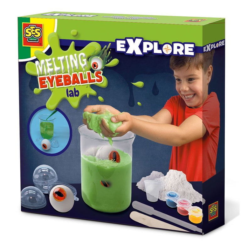 SES CREATIVE Children's Explore Melting Eyeballs Lab Experiment Kit, Unisex, 8 Years or Above, Multi-colour