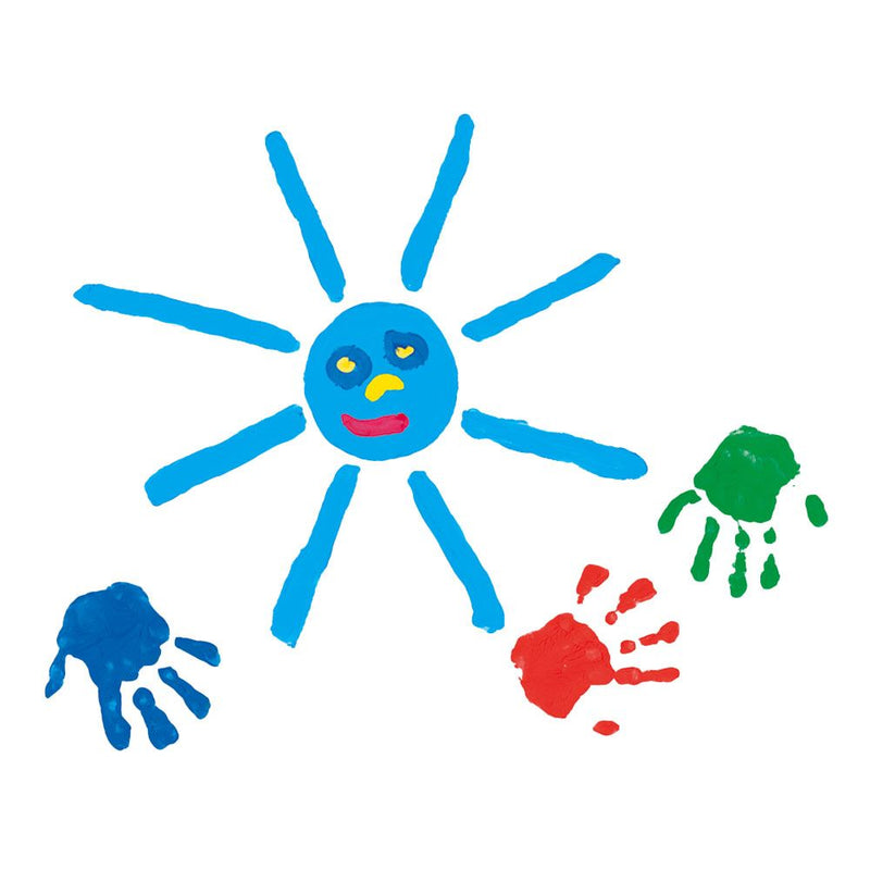 SES CREATIVE Children's My First Washable Fingerpaint Set, 4 Paint Pots