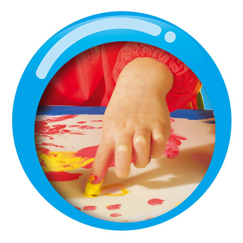 SES CREATIVE Children's My First Washable Fingerpaint Set, 4 Paint Pots
