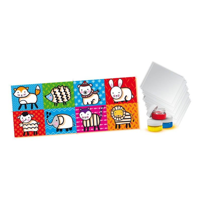 SES CREATIVE Children's My First Fingerpaint Cards Set, 3 Paint Pots, Unisex, 1 to 4 Years, Multi-colour