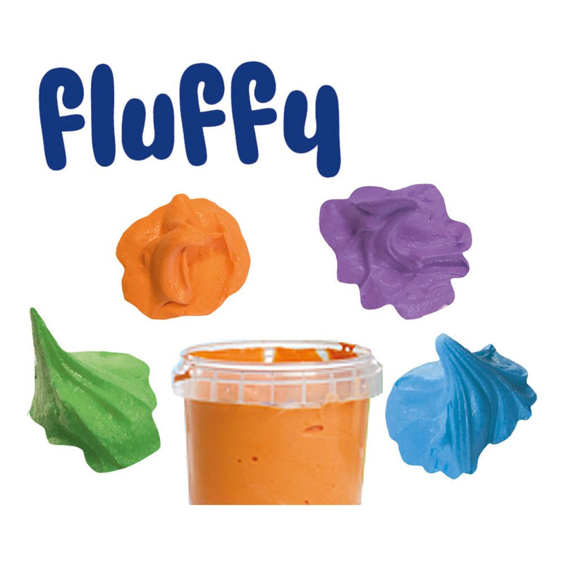 SES CREATIVE Children's My First Fluffy Washable Fingerpaint Set, 4 Paint Pots