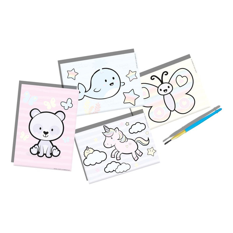 SES CREATIVE Children's My First Colouring with Water Fantasy Animals Set, Unisex, 1 to 4 Years, Multi-colour
