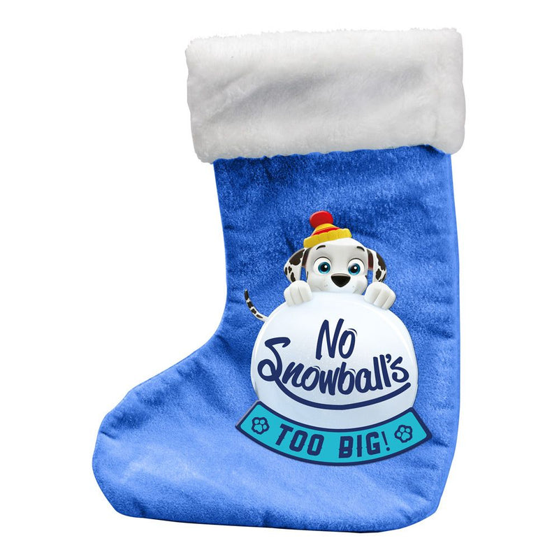 PAW PATROL No Snowball's Too Big Children's My Filled Christmas Stocking with 80 Creative Accessories, Unisex, Ages Three Years and Above, Blue/White