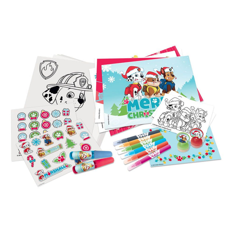 PAW PATROL No Snowball's Too Big Children's My Filled Christmas Stocking with 80 Creative Accessories, Unisex, Ages Three Years and Above, Blue/White