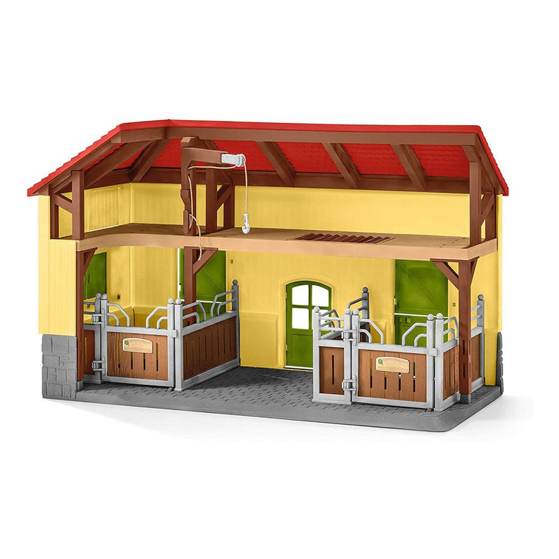 SCHLEICH Farm World Children's Horse Stable with Accessories Toy Playset, 3 to 8 Years, Multi-colour