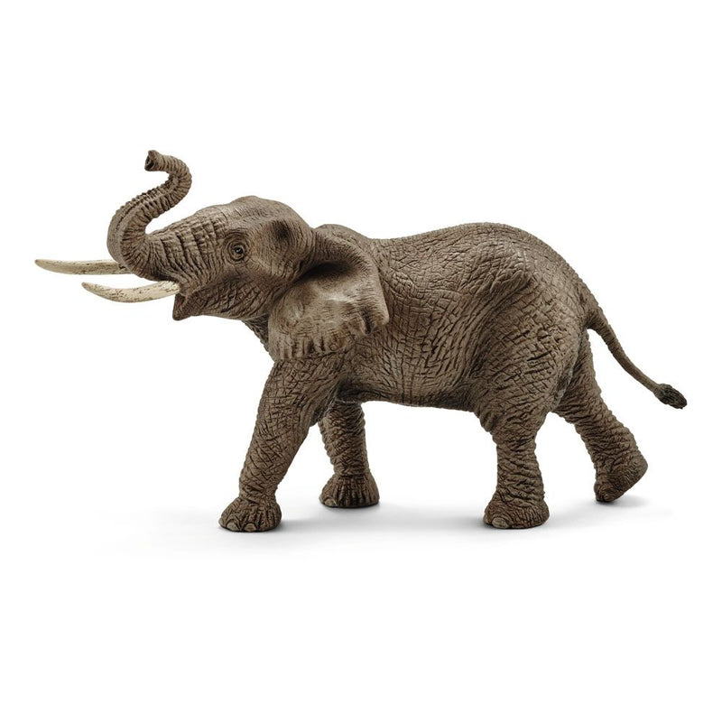 SCHLEICH Wild Life Male African Elephant Toy Figure, 3 to 8 Years