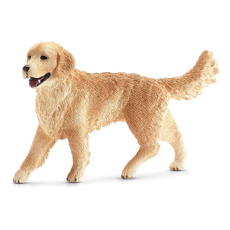 SCHLEICH Farm World Female Golden Retriever Dog Toy Figure, 3 to 8 Years