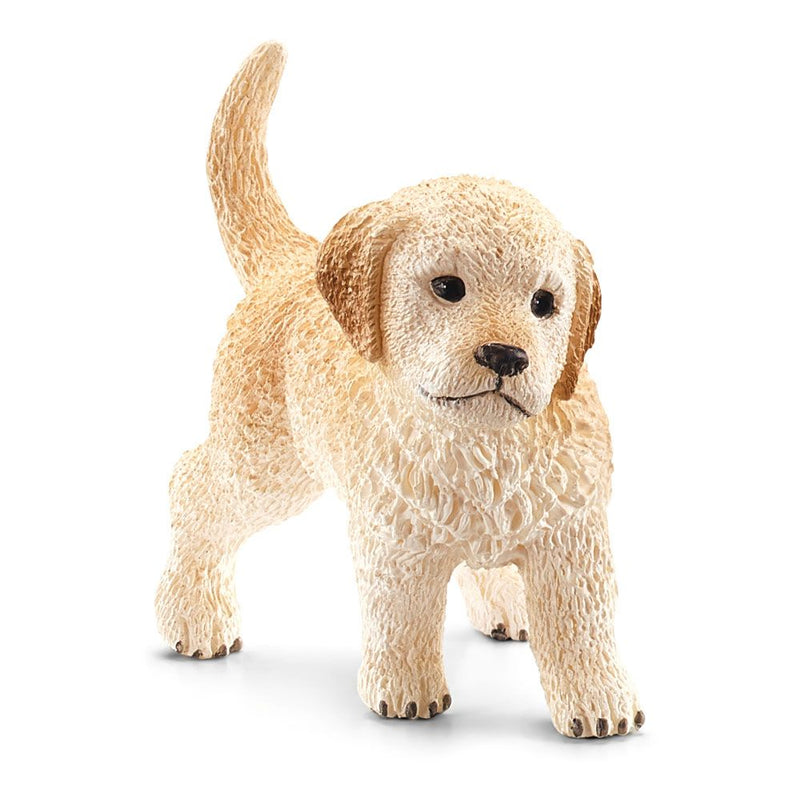 SCHLEICH Farm World Golden Retriever Dog Puppy Toy Figure, 3 to 8 Years