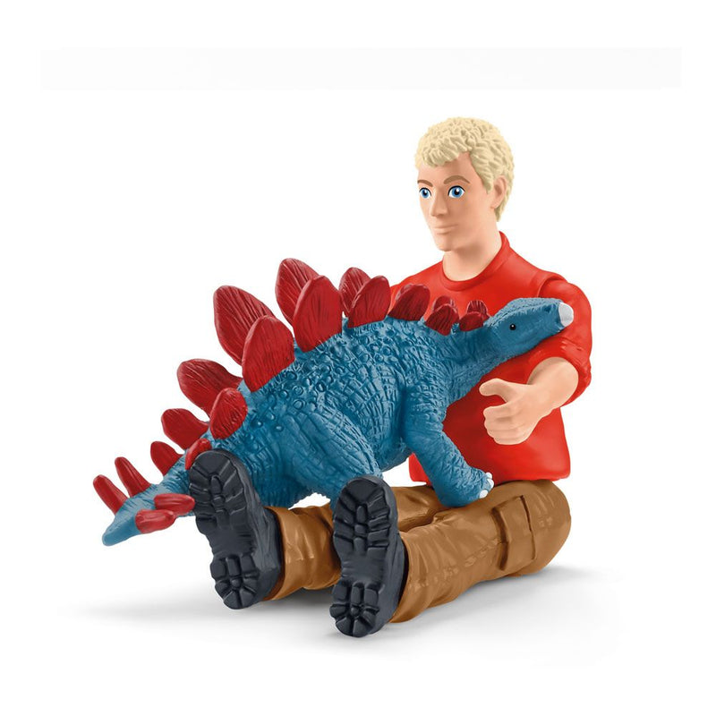 SCHLEICH Dinosaurs Tyrannosaurus Rex Attack Toy Playset, 4 to 10 Years, Multi-colour