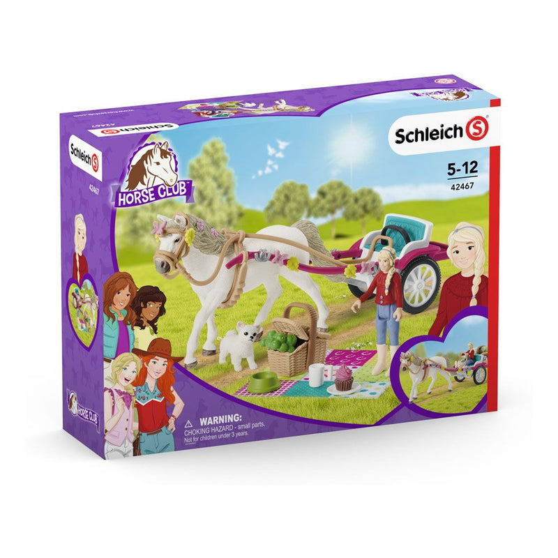 SCHLEICH Horse Club Small Carriage for the Big Horse Show Toy Playset, 5 to 12 Years, Multi-colour