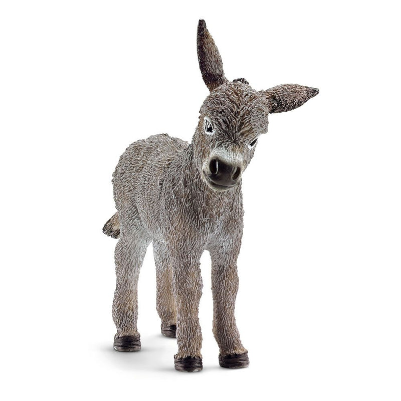 SCHLEICH Farm World Donkey Foal Toy Figure, Grey, 3 to 8 Years