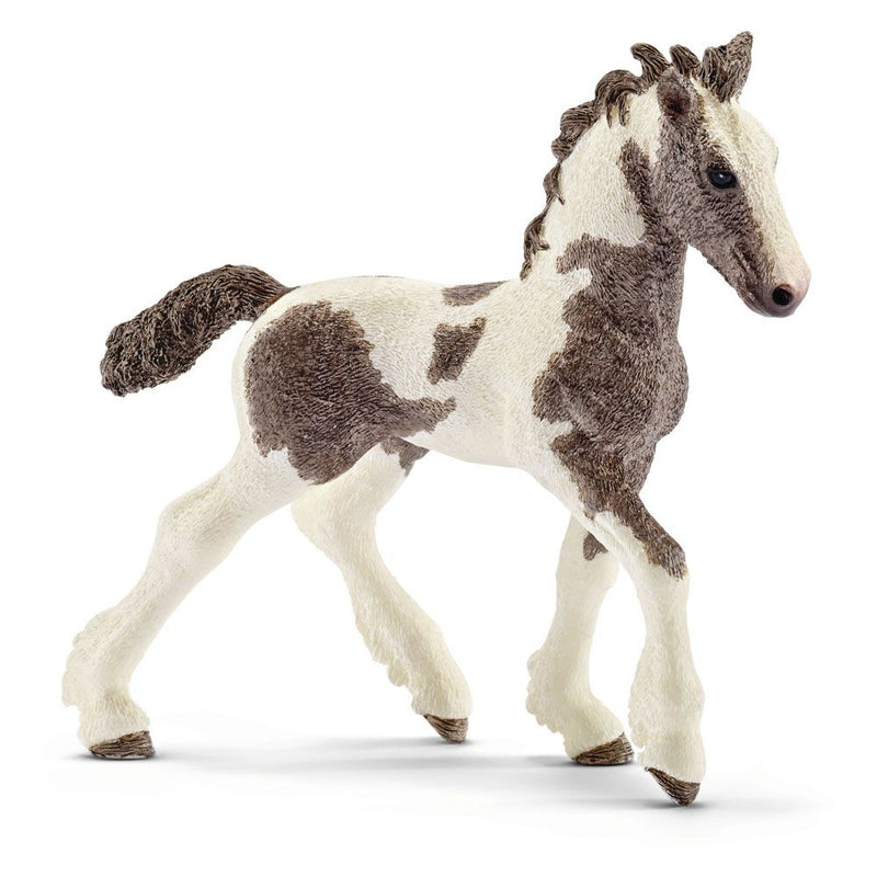 SCHLEICH Farm World Tinker Foal Toy Figure, White/Brown, 3 to 8 Years