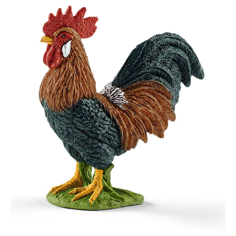 SCHLEICH Farm World Rooster Toy Figure, Multi-colour, 3 to 8 Years