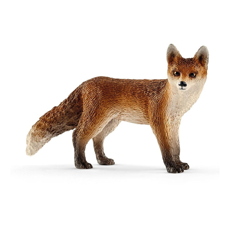 SCHLEICH Wild Life Fox Toy Figure, Red/White, 3 to 8 Years