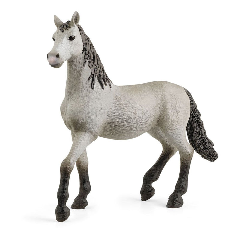 SCHLEICH Horse Club Pura Raza Espanola Young Horse Toy Figure, 5 to 12 Years, Grey/Black