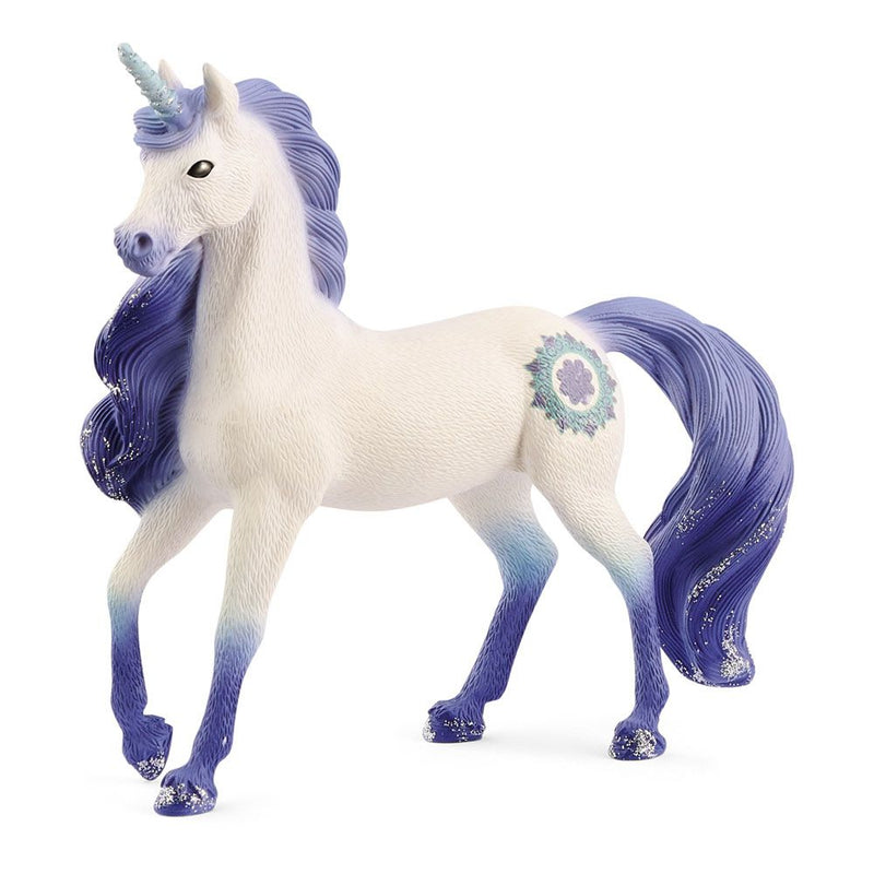 SCHLEICH Bayala Mandala Unicorn Stallion Toy Figure, 5 to 12 Years, Multi-colour