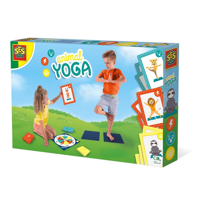 SES CREATIVE Children's Animal Yoga, Unisex, Three Years and Above, Multi-colour