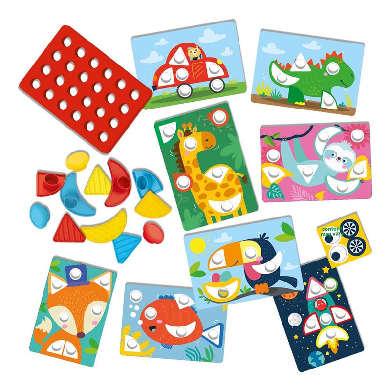 SES CREATIVE Children's My First Mosaic with Shapes, Unisex, One to Four Years, Multi-colour