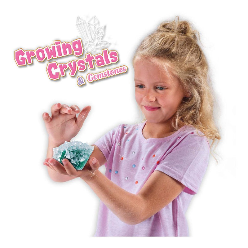 SES CREATIVE Children's Explore Growing Crystals and Gemstones, Unisex, Eight Years and Above, Multi-colour
