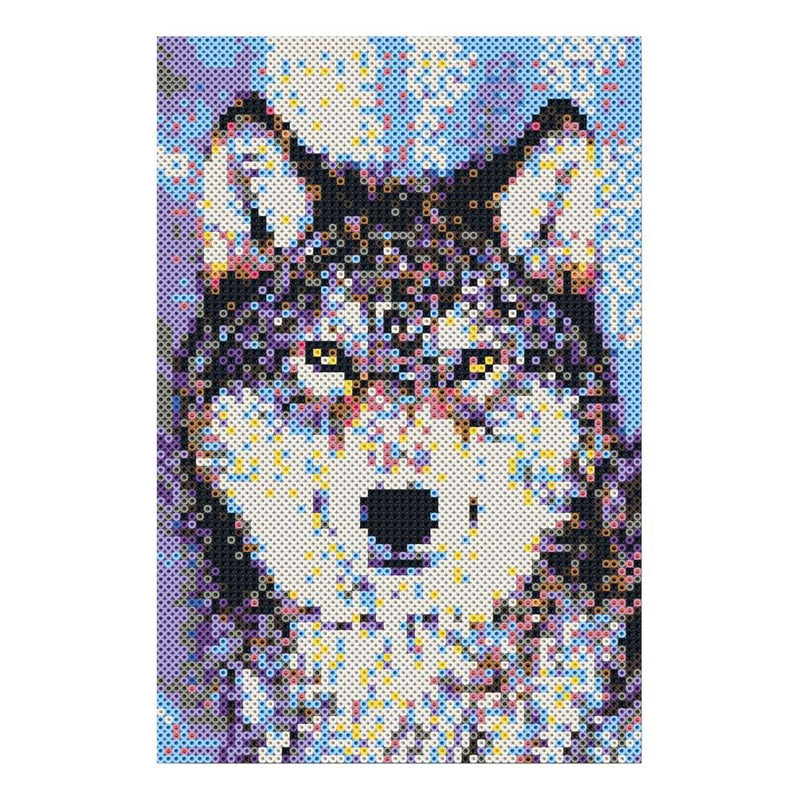 SES CREATIVE Wolf Beedz Art 7000 Iron-on Beads Mosaic Kit, Eight Years and Above