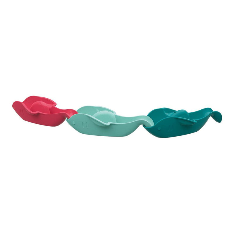 SES CREATIVE Tiny Talents Children's Fish in a Row Bath Toy, Unisex, 6 Months and Above, Multi-colour