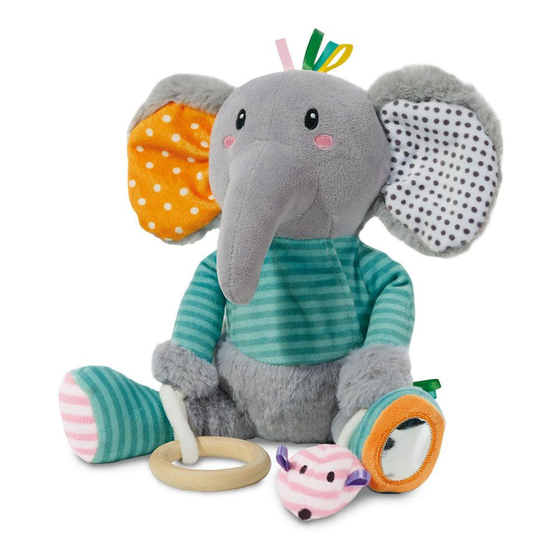 SES CREATIVE Tiny Talents Children's Olfi Sensory Elephant Toy, Unisex, 3 Months and Above, Multi-colour
