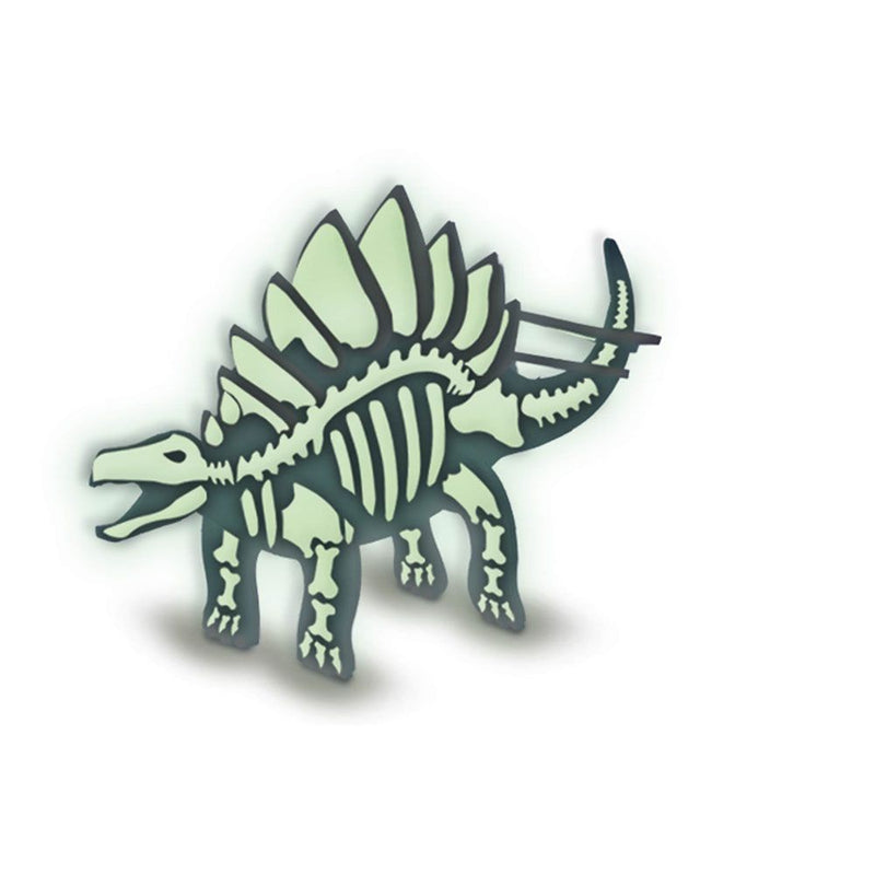 SES CREATIVE Children's Wooden Dino Glow-in-the-Dark Kit, Unisex, Five Years and Above, Multi-colour