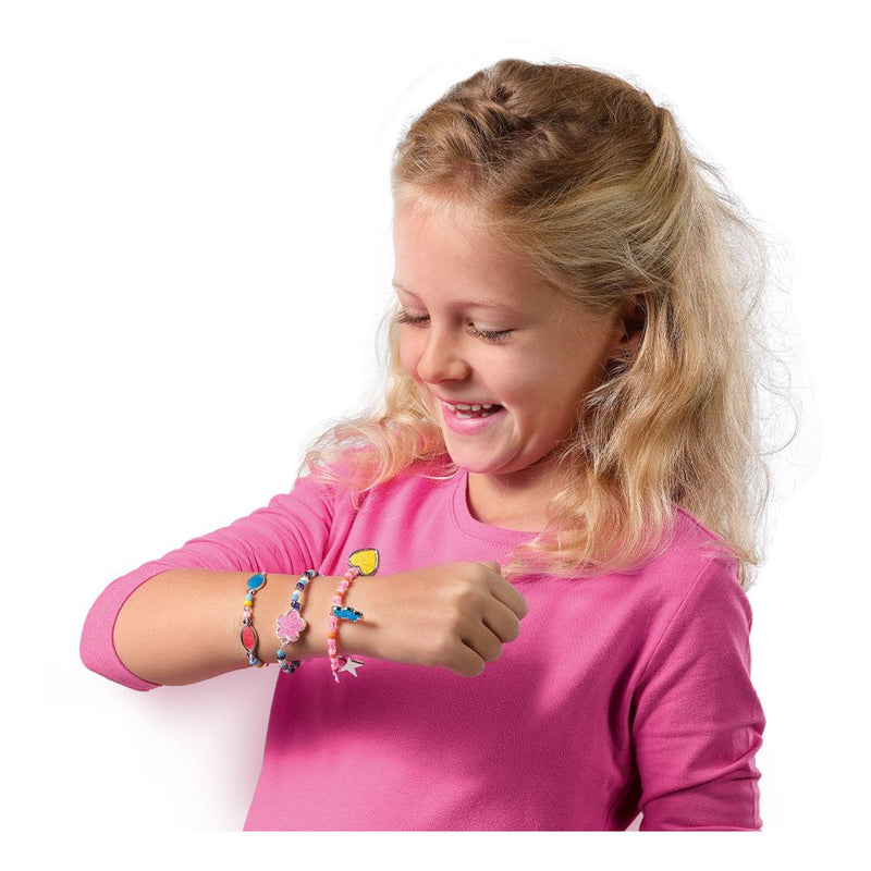 SES CREATIVE Children's Easy Diamonds Bracelets Set, Unisex, Six Years and Above, Multi-colour