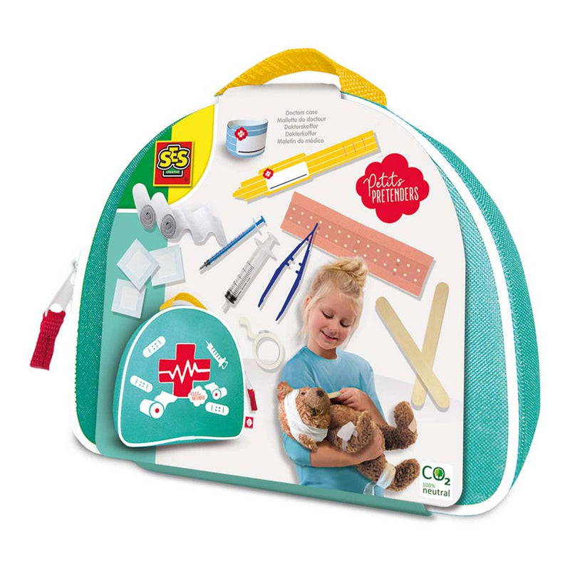 SES CREATIVE Petits Pretenders Children's Doctors Case, Unisex, Three Years and Above, Multi-colour