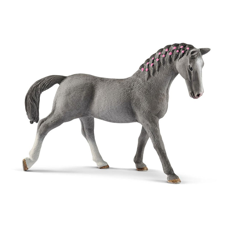 SCHLEICH Horse Club Trakehner Mare Toy Figure, 5 to 12 Years, Grey
