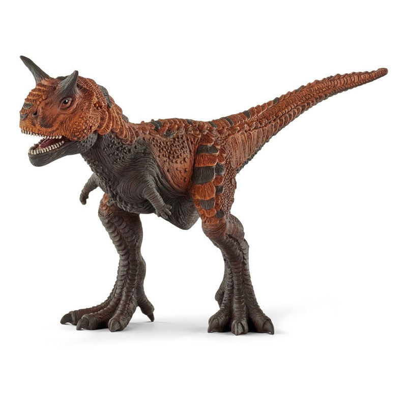 SCHLEICH Dinosaurs Carnotaurus Toy Figure, 4 to 12 Years, Orange/Green
