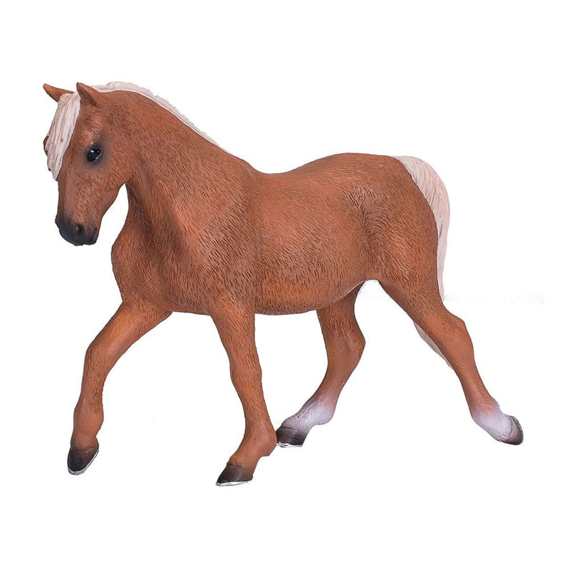 ANIMAL PLANET Farm Life Morgan Stallion Bay Toy Figure, Three Years and Above, Brown/White