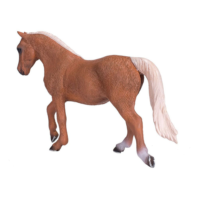 ANIMAL PLANET Farm Life Morgan Stallion Bay Toy Figure, Three Years and Above, Brown/White