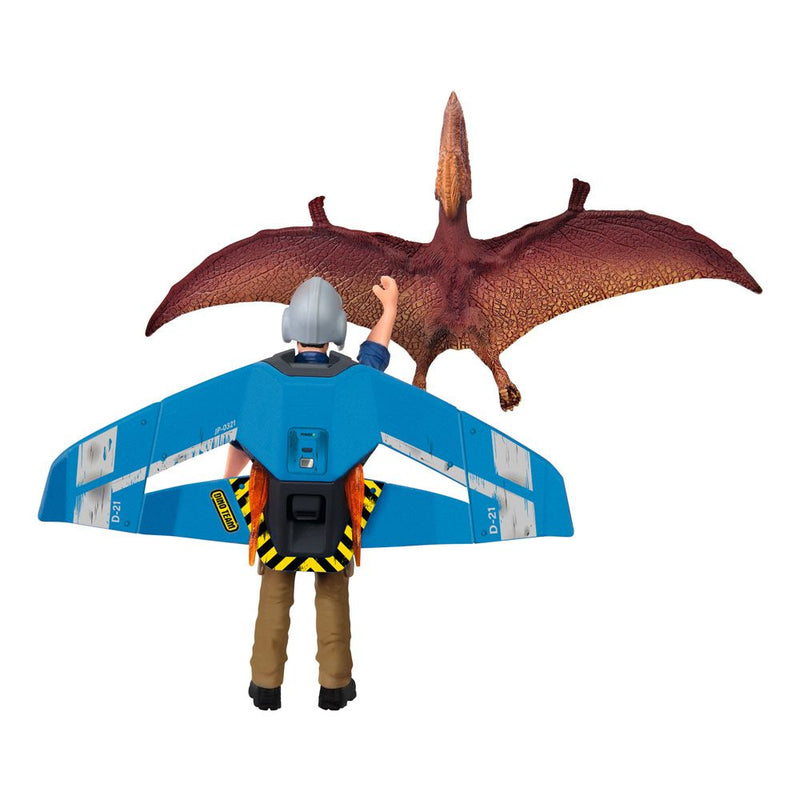 SCHLEICH Dinosaur Jetpack Chase Toy Figure Set, Unisex, 4 to 10 Years, Multi-colour