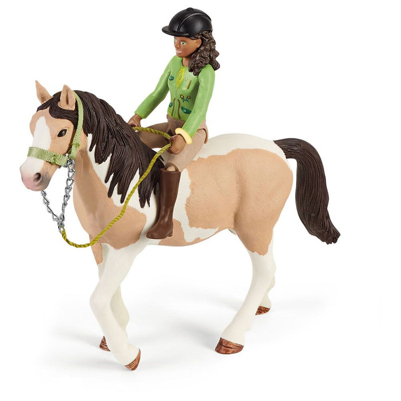 SCHLEICH Horse Club Sarah's Camping Adventure Toy Playset, Unisex, 5 to 12 Years, Multi-colour