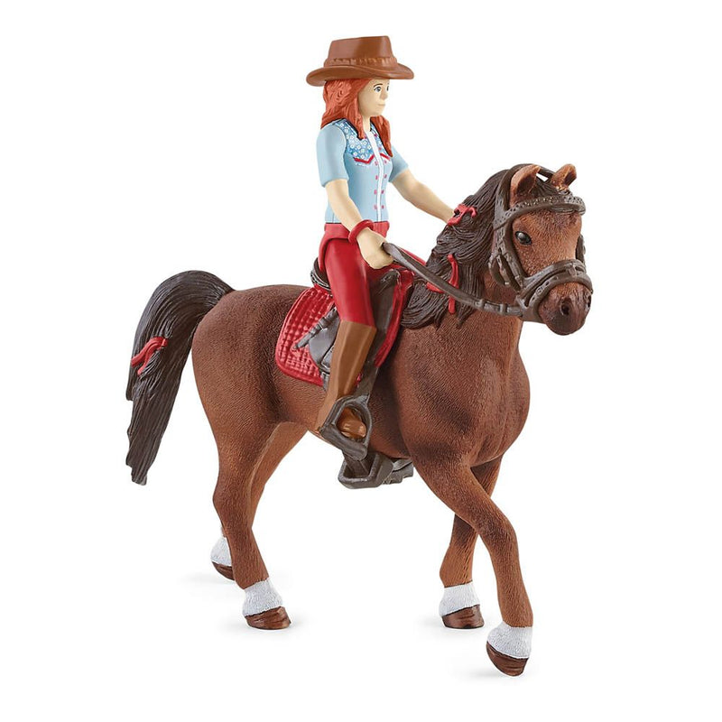 SCHLEICH Horse Club Hannah & Cayenne Toy Figure Set