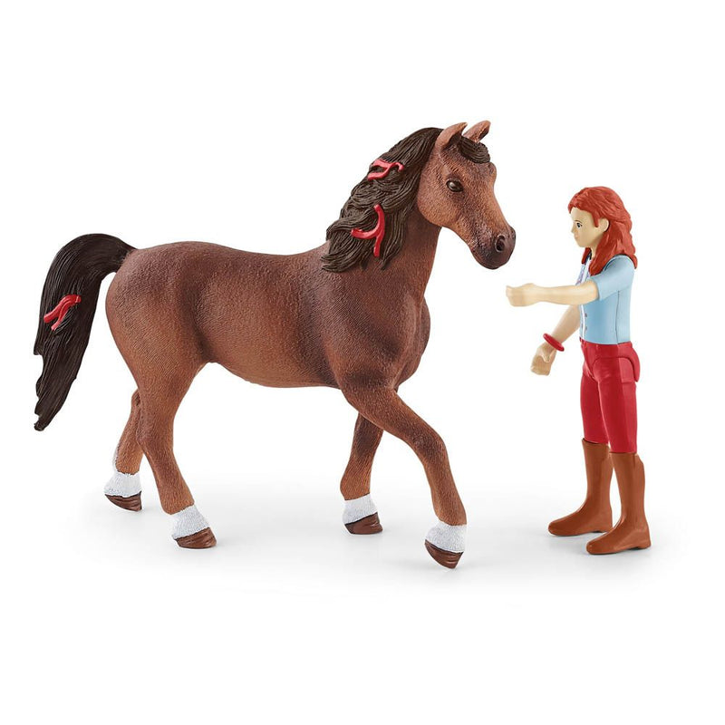 SCHLEICH Horse Club Hannah & Cayenne Toy Figure Set