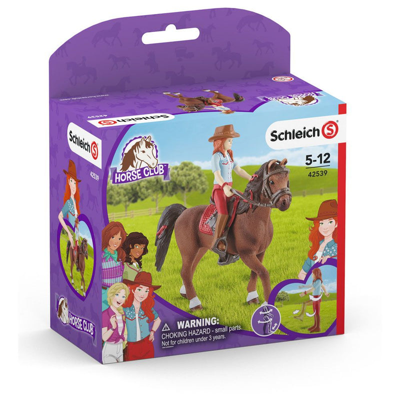 SCHLEICH Horse Club Hannah & Cayenne Toy Figure Set