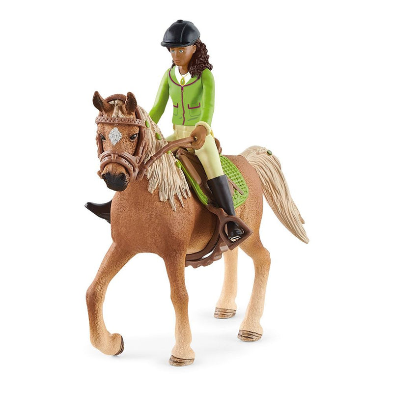 SCHLEICH Horse Club Sarah & Mystery Toy Figure Set
