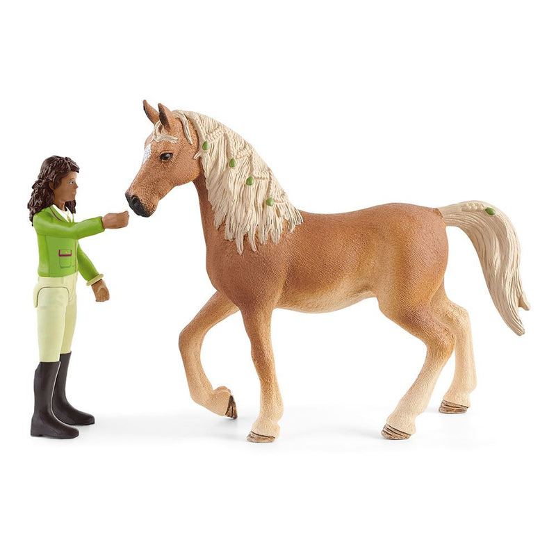 SCHLEICH Horse Club Sarah & Mystery Toy Figure Set