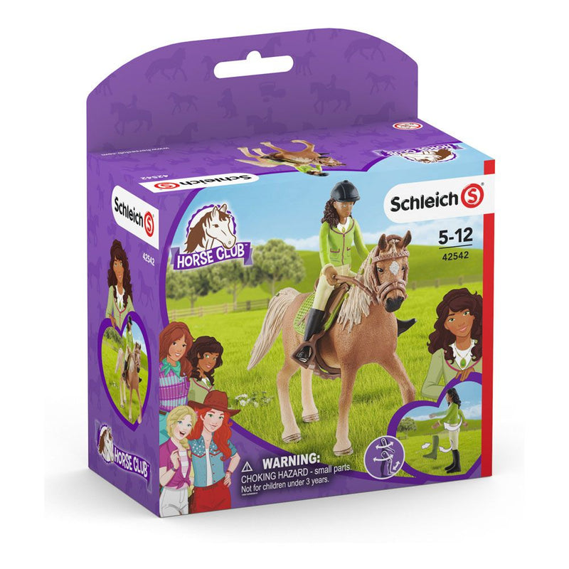 SCHLEICH Horse Club Sarah & Mystery Toy Figure Set