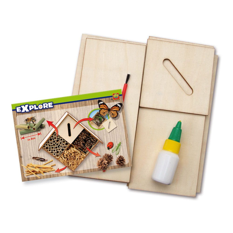 SES CREATIVE Explore Children's Insect Hotel for Wildlife Garden, 5 to 12 Years, Multi-colour