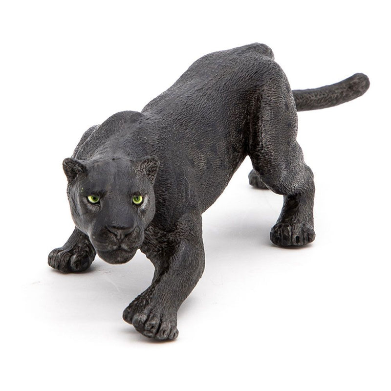PAPO Wild Animal Kingdom Black Leopard Toy Figure, Three Years or Above, Black